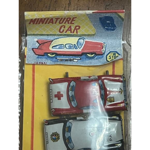 Miniature Tin Japan blister pack-NOS - Picture 2 of 4
